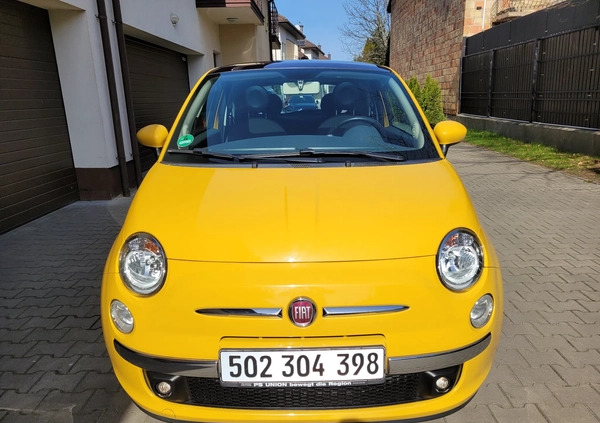 Fiat 500 cena 33999 przebieg: 79763, rok produkcji 2014 z Warszawa małe 191